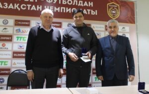 Подробнее о статье Церемония вручения наградных медалей «30 лет Казахастанской Федерации Футбола».