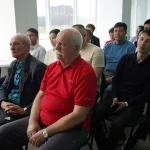 Торжественная встреча с ветеранами футбола Костанайской области