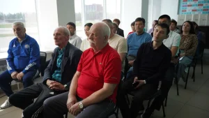 Подробнее о статье Торжественная встреча с ветеранами футбола Костанайской области